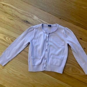 Baby Gap Lavender Cardigan, Size 3T